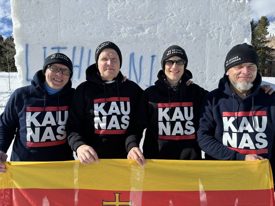 Aktyvistai: M. Jurėnas, K. Lanauskas, A. Burneika ir T. Petreikis JAV vykstančiame čempionate dalyvavo jau septintą kartą.