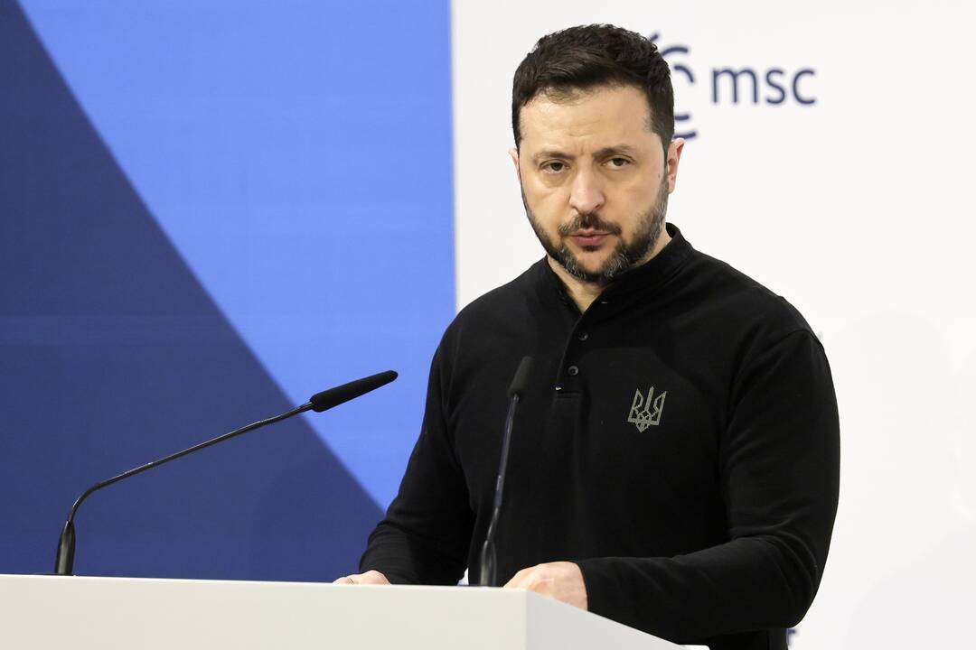 V. Zelenskis: jokių sprendimų dėl Ukrainos be Kyjivo ir Europos