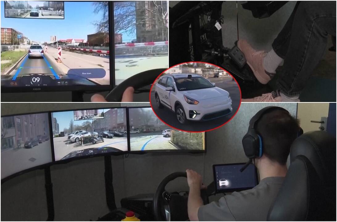 Pristatyti naujos kartos taksi: automobilį vairuotojas valdo nuotoliu