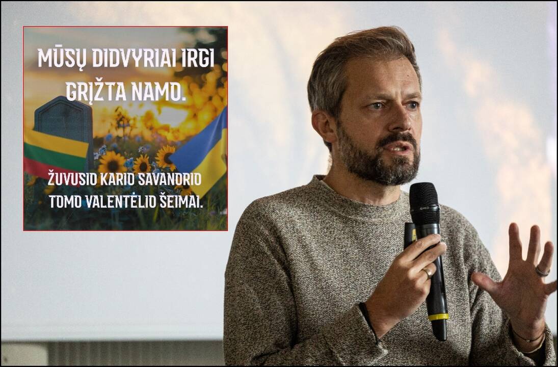 Kviečia aukoti Ukrainoje žuvusio lietuvio šeimai: mūsų didvyriai irgi grįžta namo