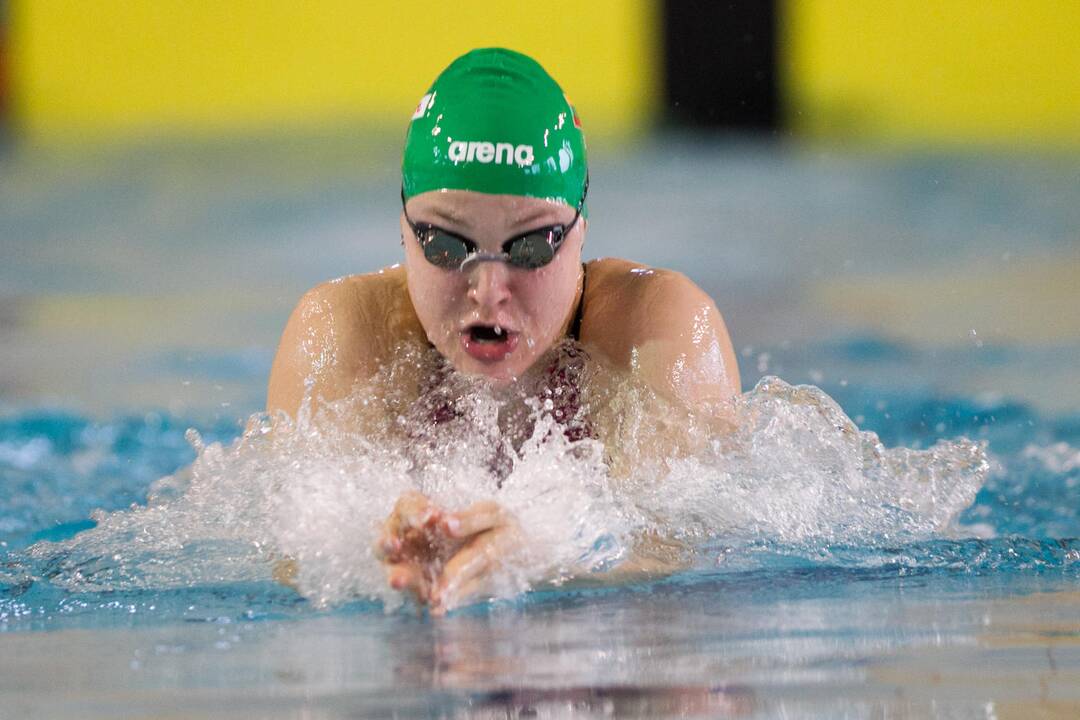 R. Meilutytė Lietuvos plaukimo pirmenybėse iškovojo trečiąjį čempionės titulą