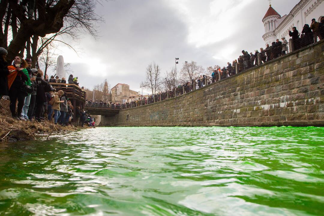 Žaliai nuspalvinta Vilnelė