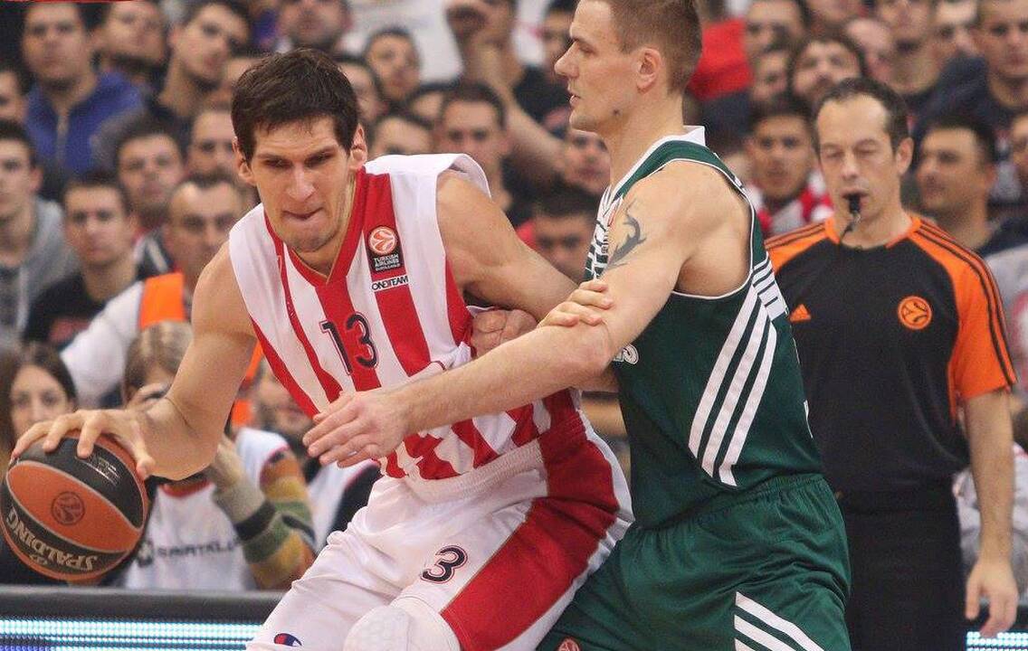 B.Marjanovičius (kairėje) Belgrade išprovokavo aštuonias žalgiriečių pražangas. 