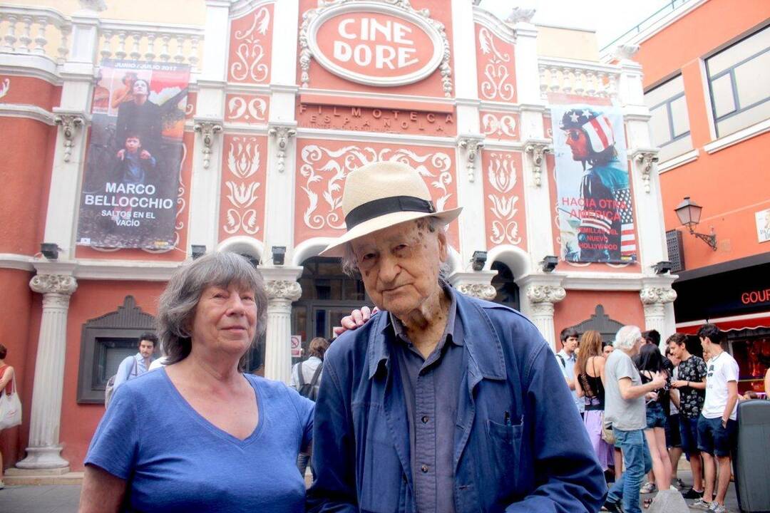 L. Mulvey ir J. Mekas Madrido kino festivalyje "Filmadrid".