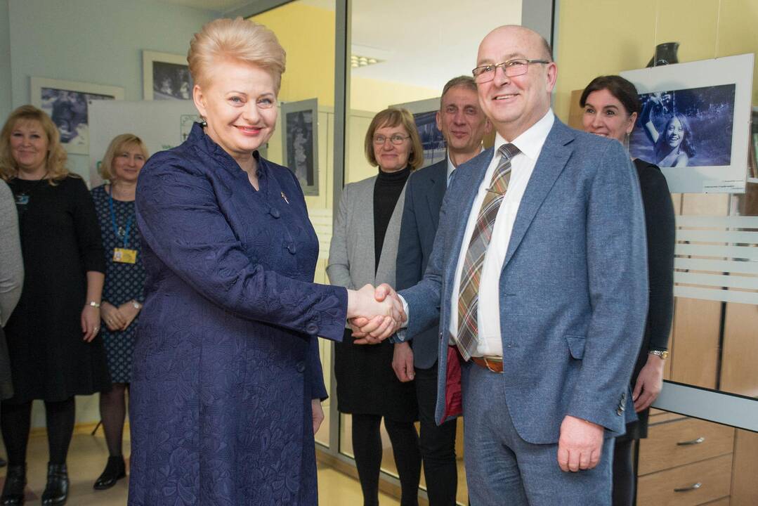 D. Grybauskaitė ir V. Matijošaitis