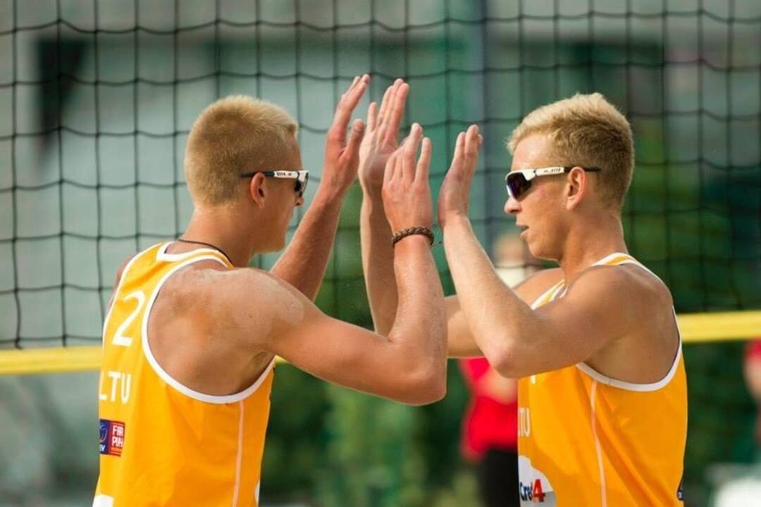 Tinklininkai A. Rumševičius ir L. Každailis triumfavo Estijoje