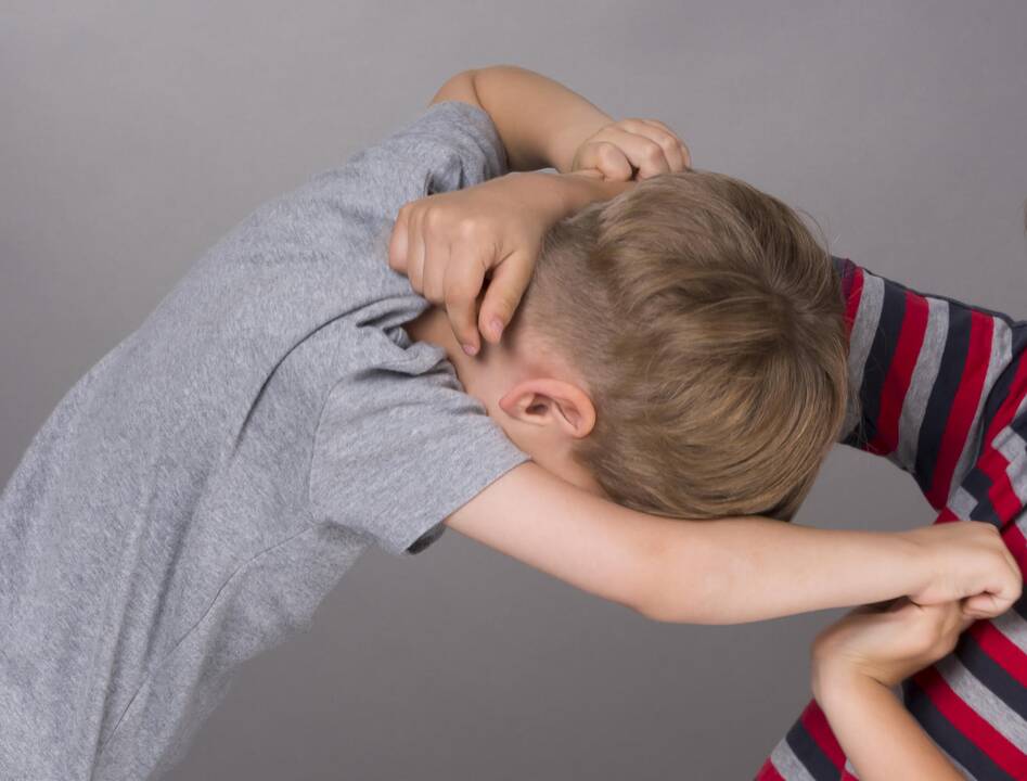 Ligoninėse ir namuose gydomi keturi sumušti vaikai
