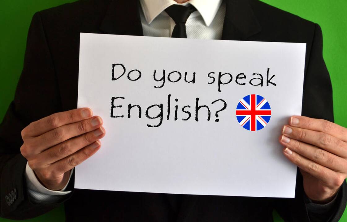 „Aš kalbėti very good English“