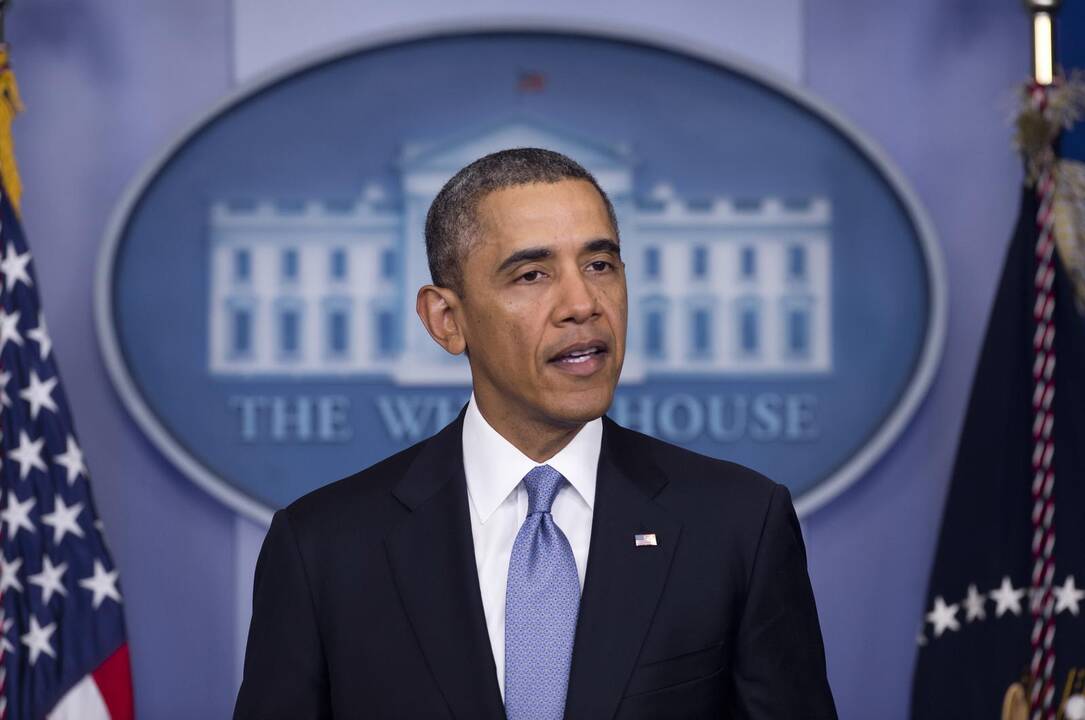 B. Obama paskelbė sankcijas Šiaurės Korėjai