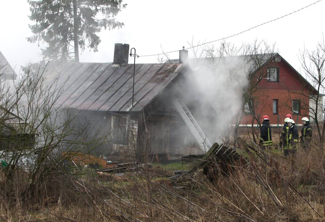 Gaisras Budrių kaime