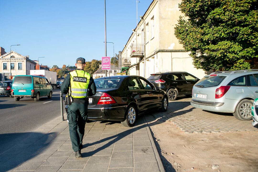 Policijos reidas judrioje Kauno gatvėje