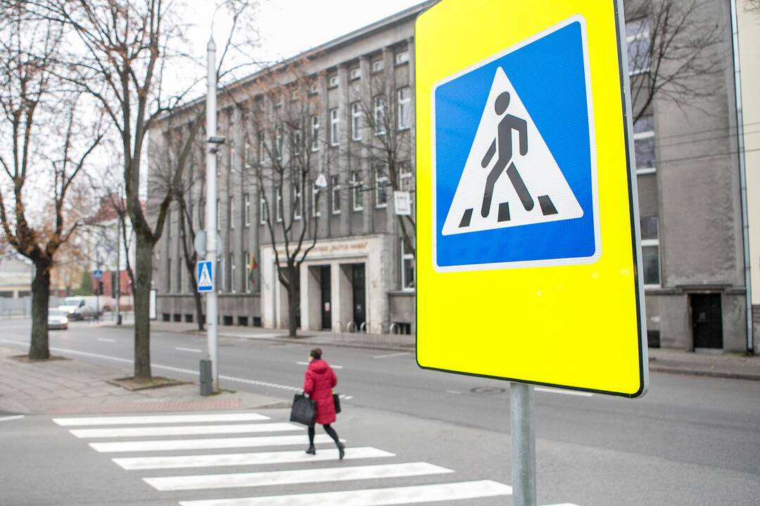 Pėsčiųjų drausminimui skirtas reidas Kaune