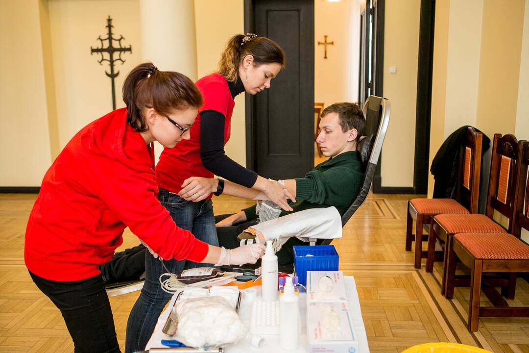 Kraujo donorystės akcija Kauno arkivyskupijoje