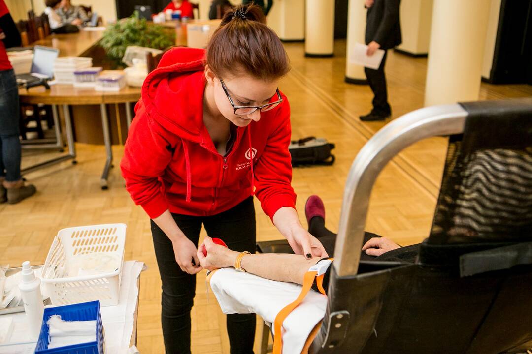 Kraujo donorystės akcija Kauno arkivyskupijoje