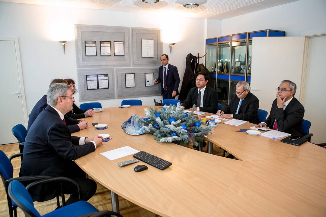 Indonezijos ambasadorius lankėsi bendrovėje „Marijampolės pieno konservai“