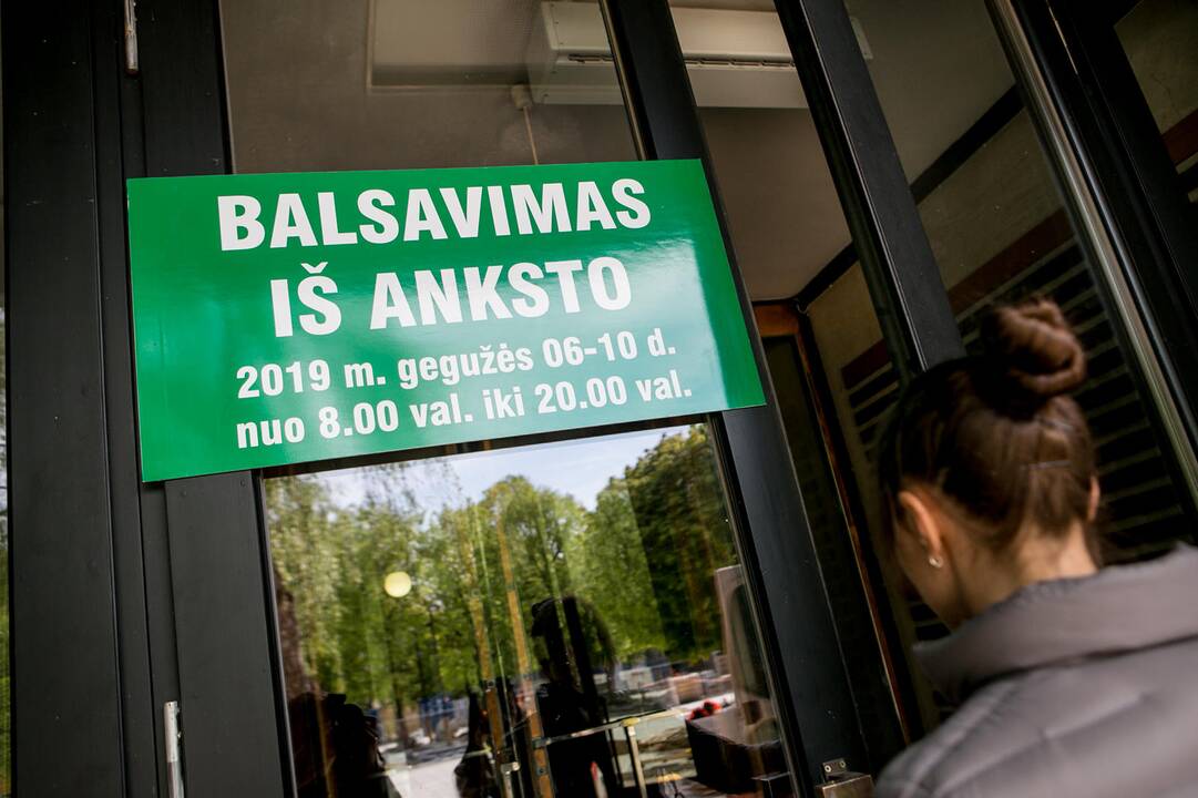 Pirmoji išankstinio balsavimo diena