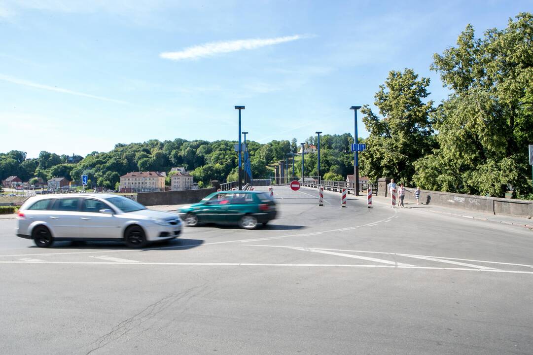 Uždarytas Aleksoto tiltas