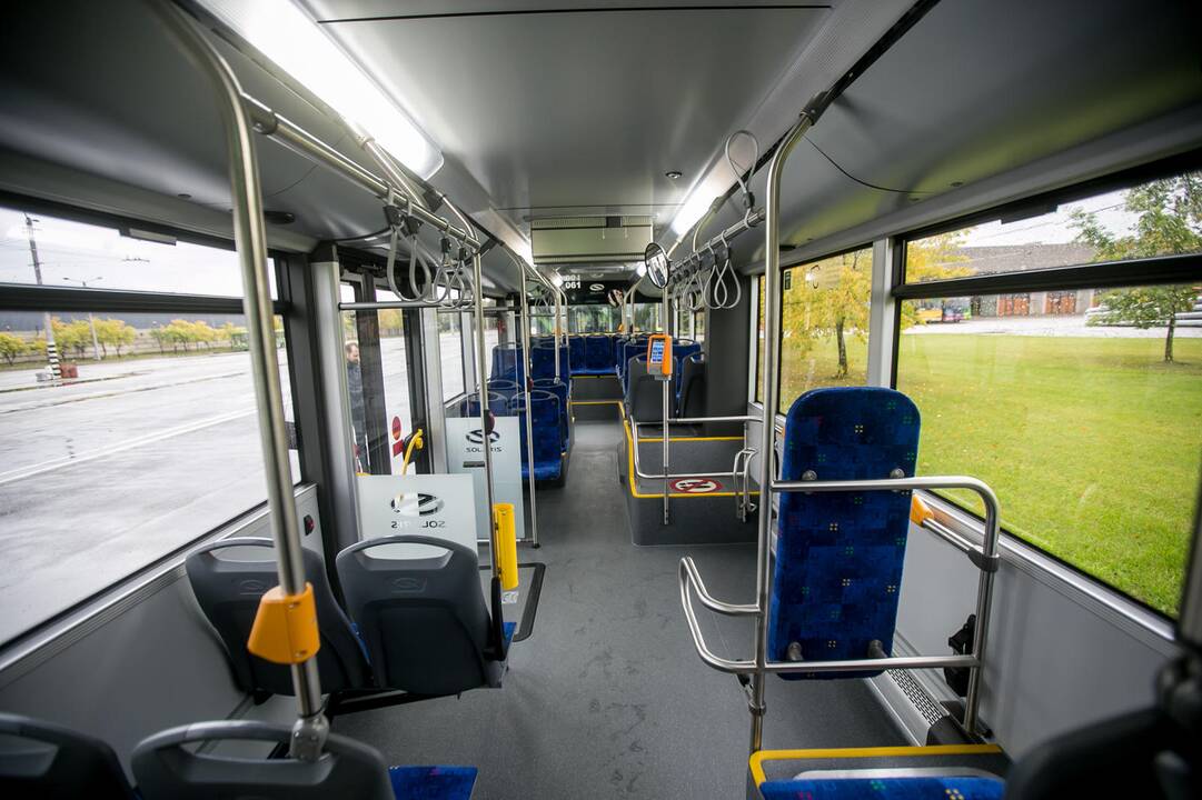 Kaune pristatyti naujieji troleibusai