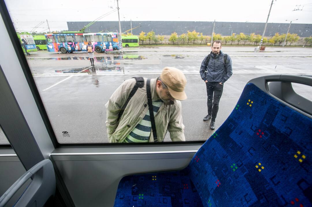 Kaune pristatyti naujieji troleibusai