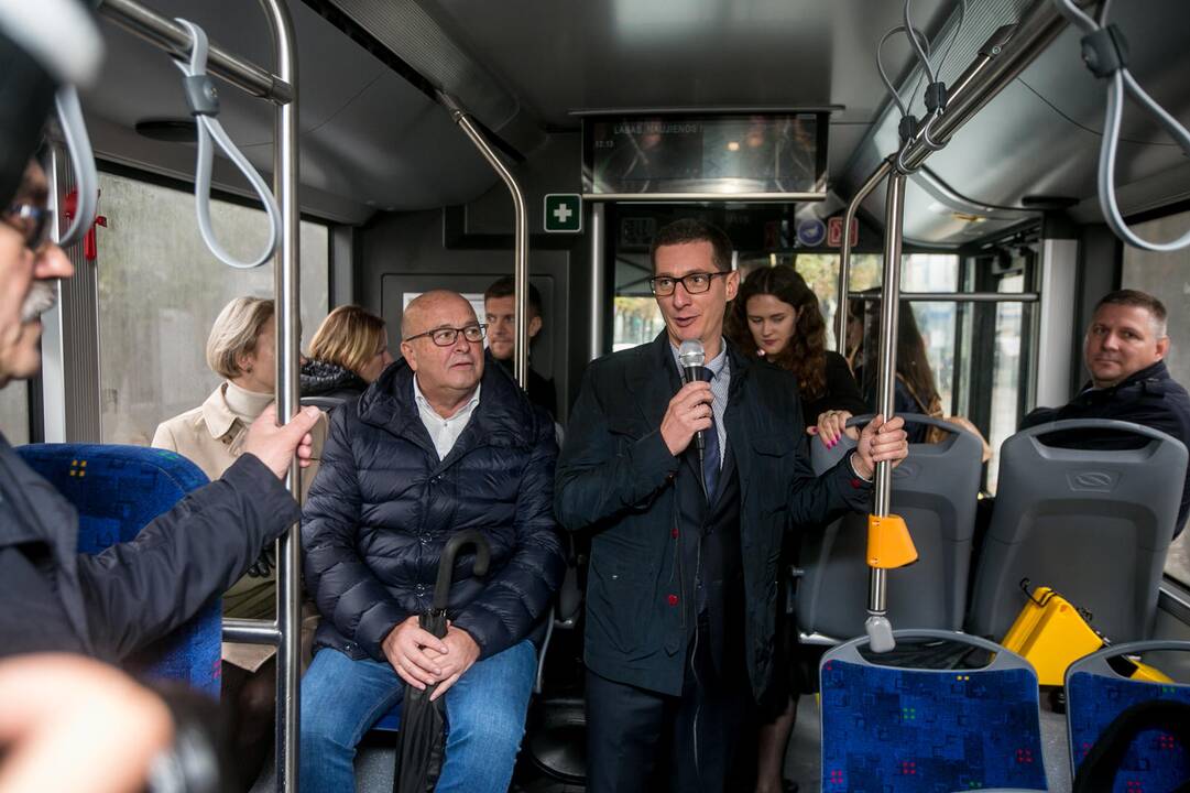 Kaune pristatyti naujieji troleibusai