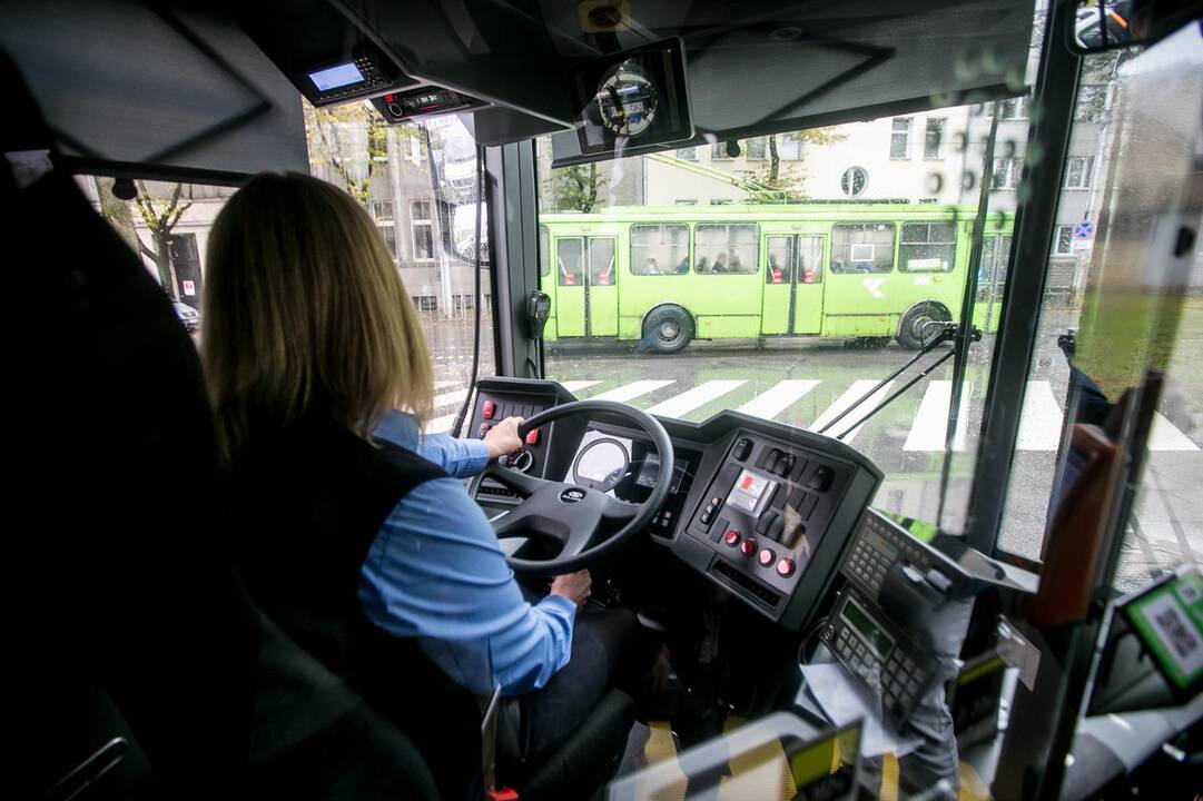 Kaune pristatyti naujieji troleibusai