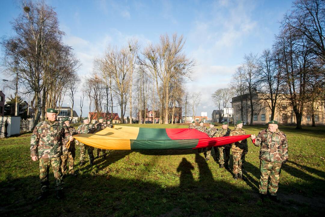 Rekordinė vėliava Pelėdų kalne
