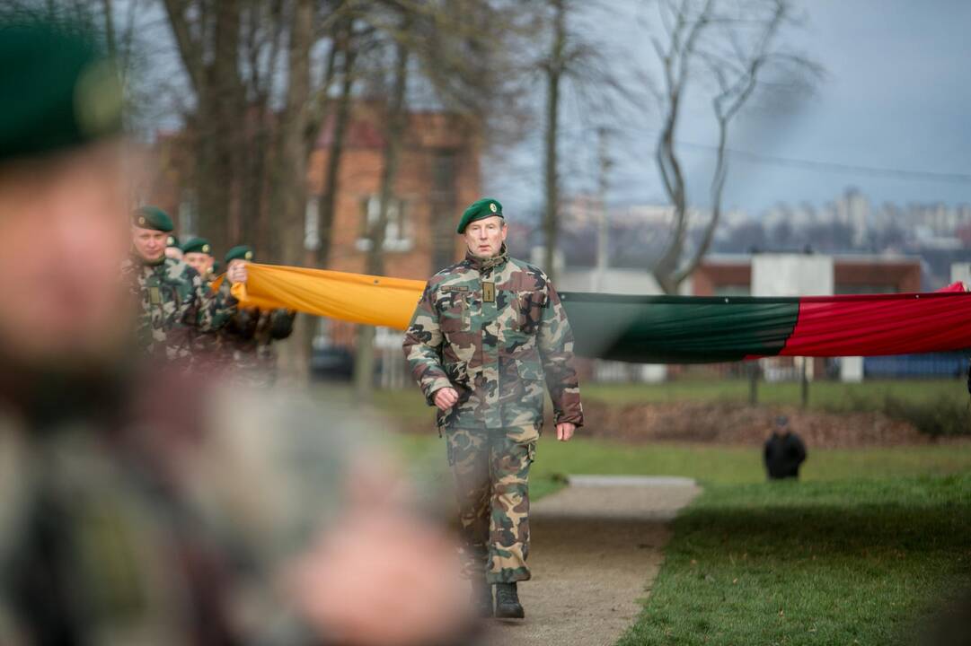 Rekordinė vėliava Pelėdų kalne