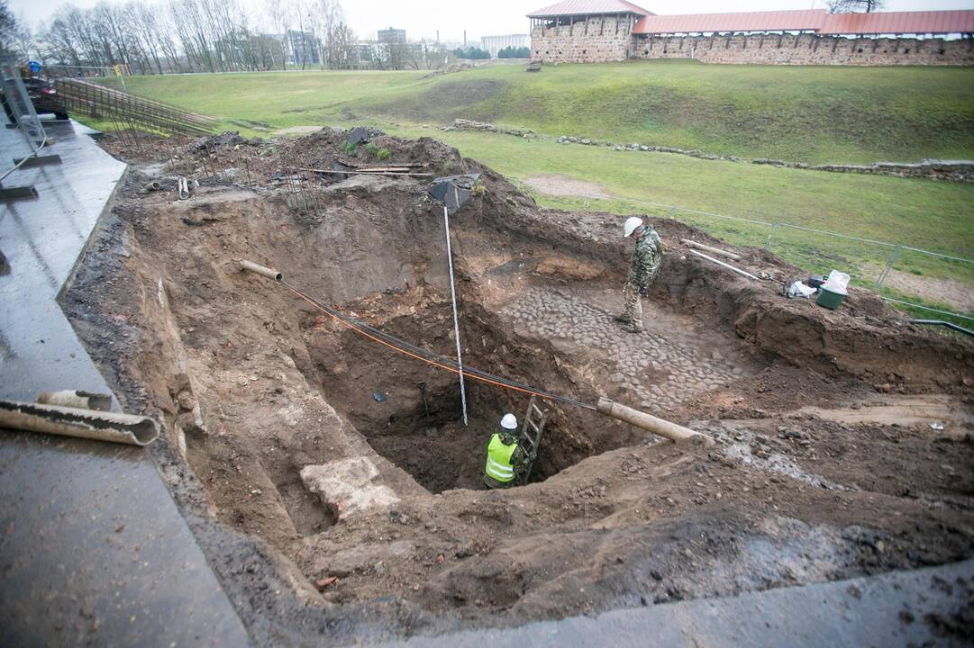 Archeologiniai radiniai šalia Šv.Jurgio bažnyčios
