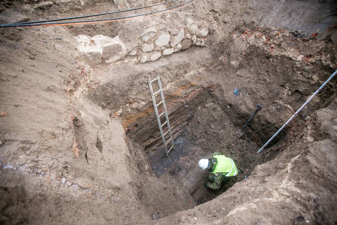 Archeologiniai radiniai šalia Šv.Jurgio bažnyčios