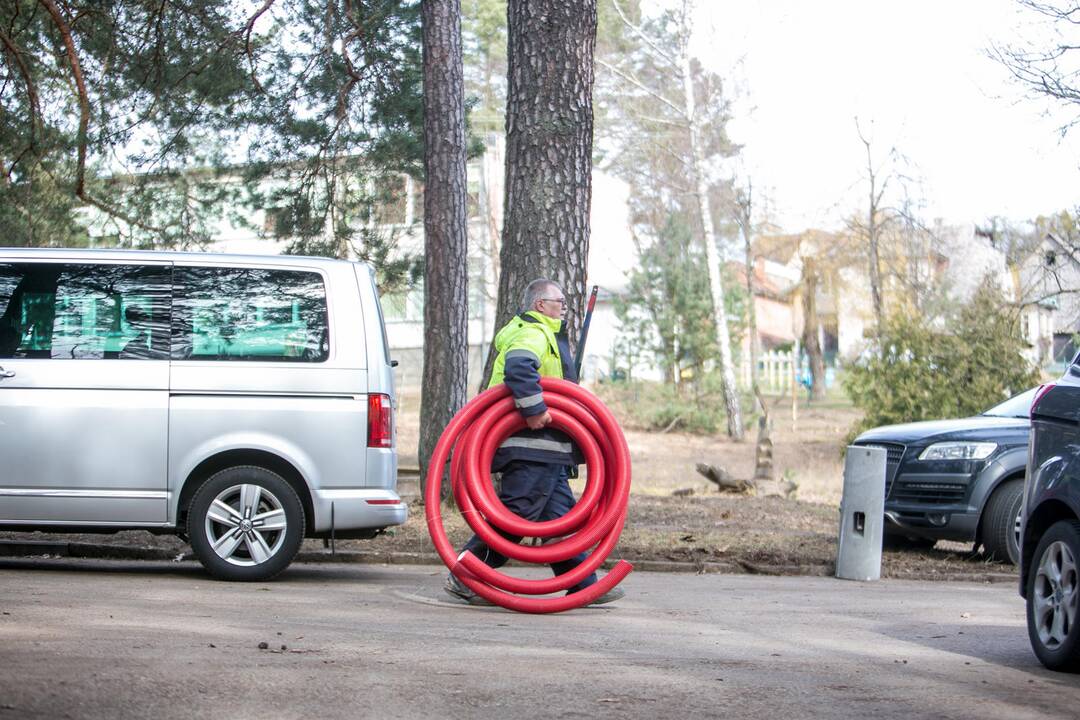 Kulautuvoje ruošiamas pastatas galimam koronaviruso protrūkiui