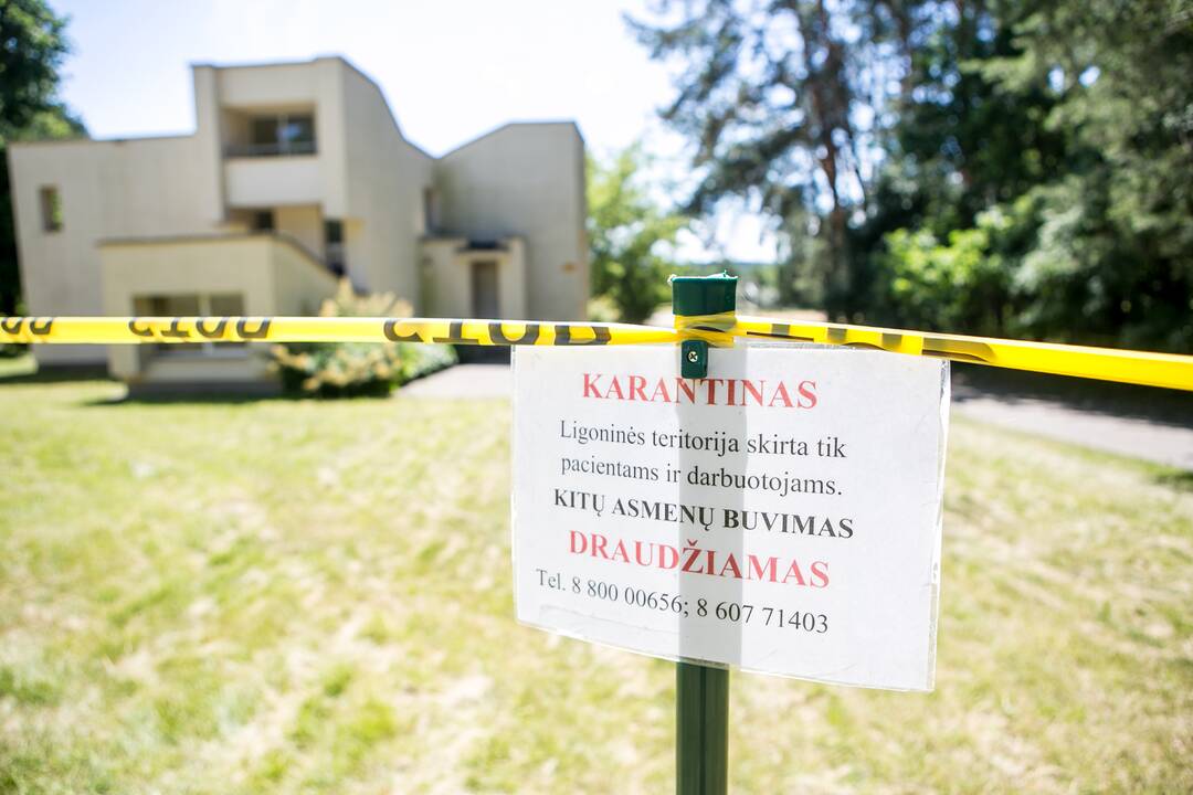 Ligoninė Abromiškėse, kurioje izoliuoti uzbekai