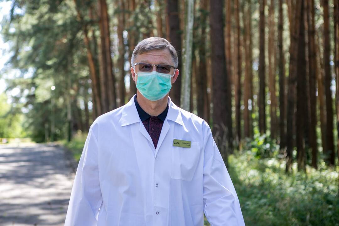 Ligoninė Abromiškėse, kurioje izoliuoti uzbekai