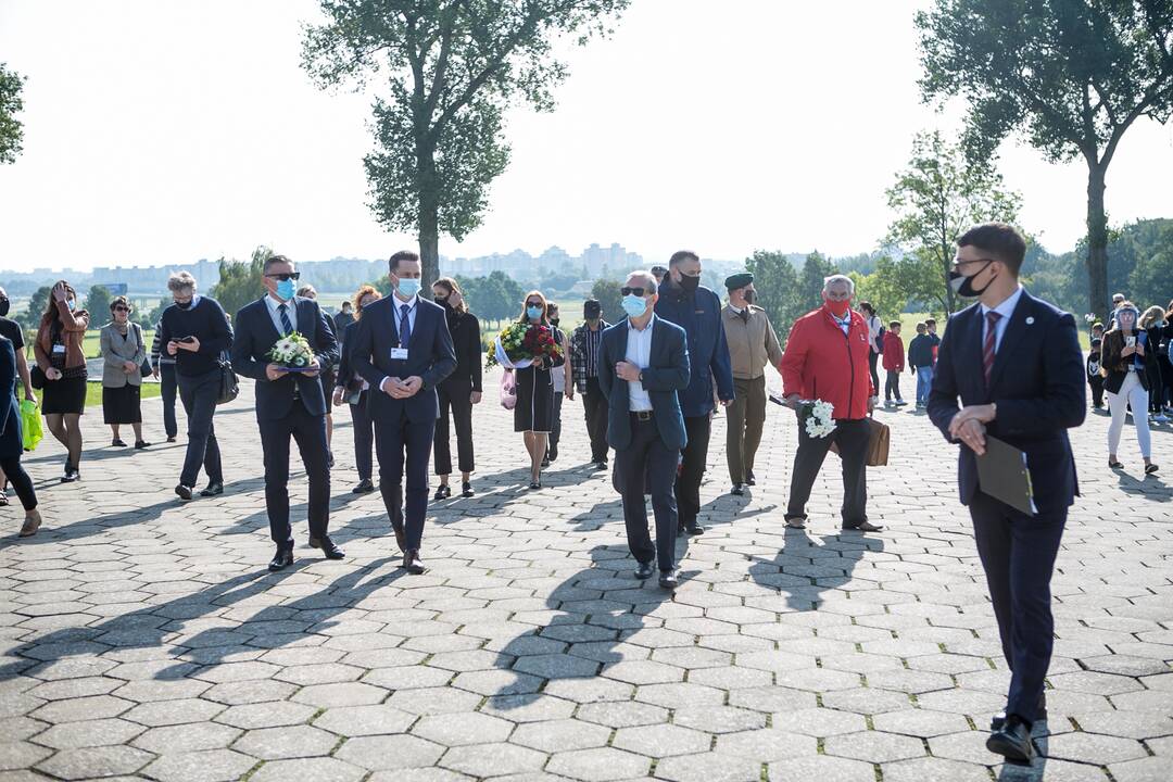 Lietuvos žydų genocido aukų dienos minėjimas IX forte
