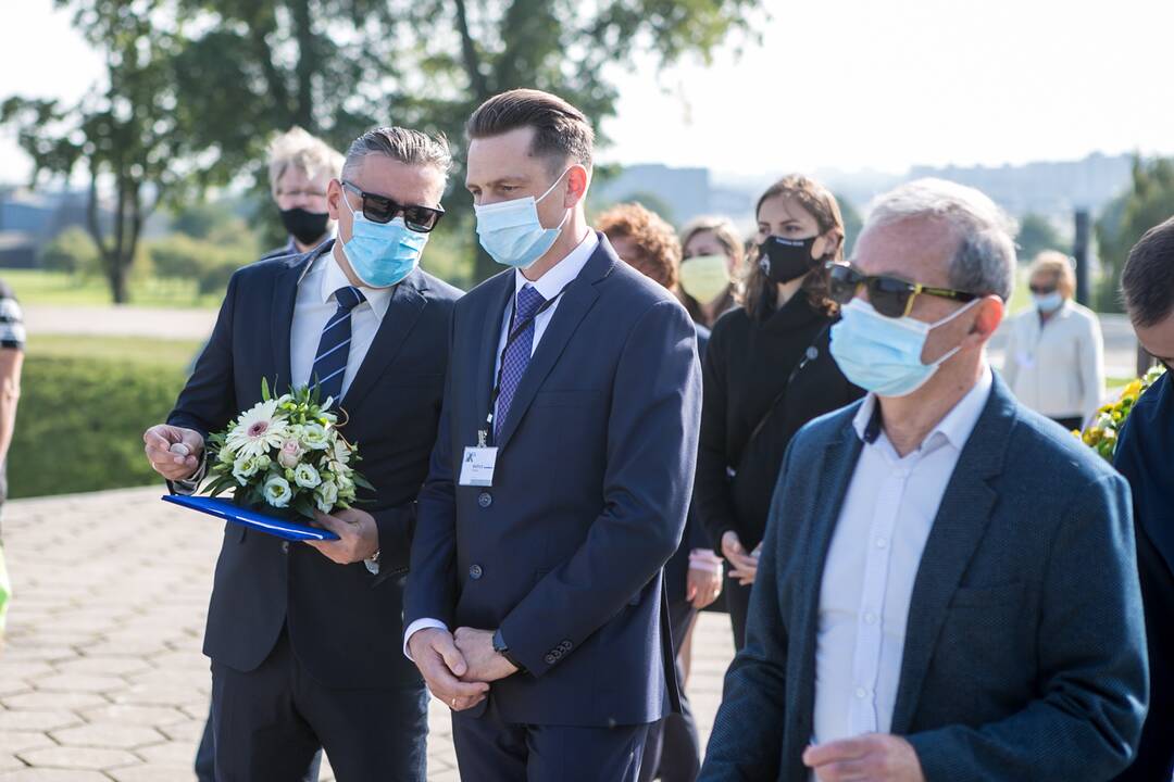 Lietuvos žydų genocido aukų dienos minėjimas IX forte