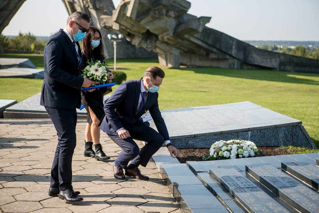 Lietuvos žydų genocido aukų dienos minėjimas IX forte