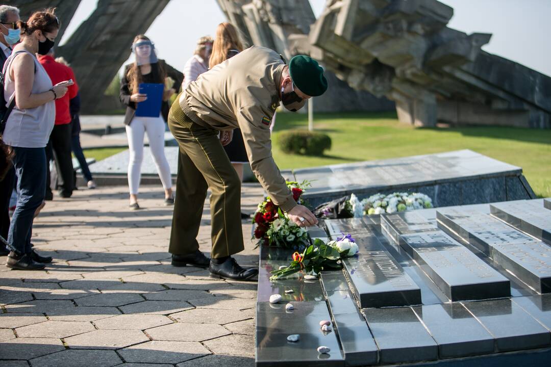 Lietuvos žydų genocido aukų dienos minėjimas IX forte