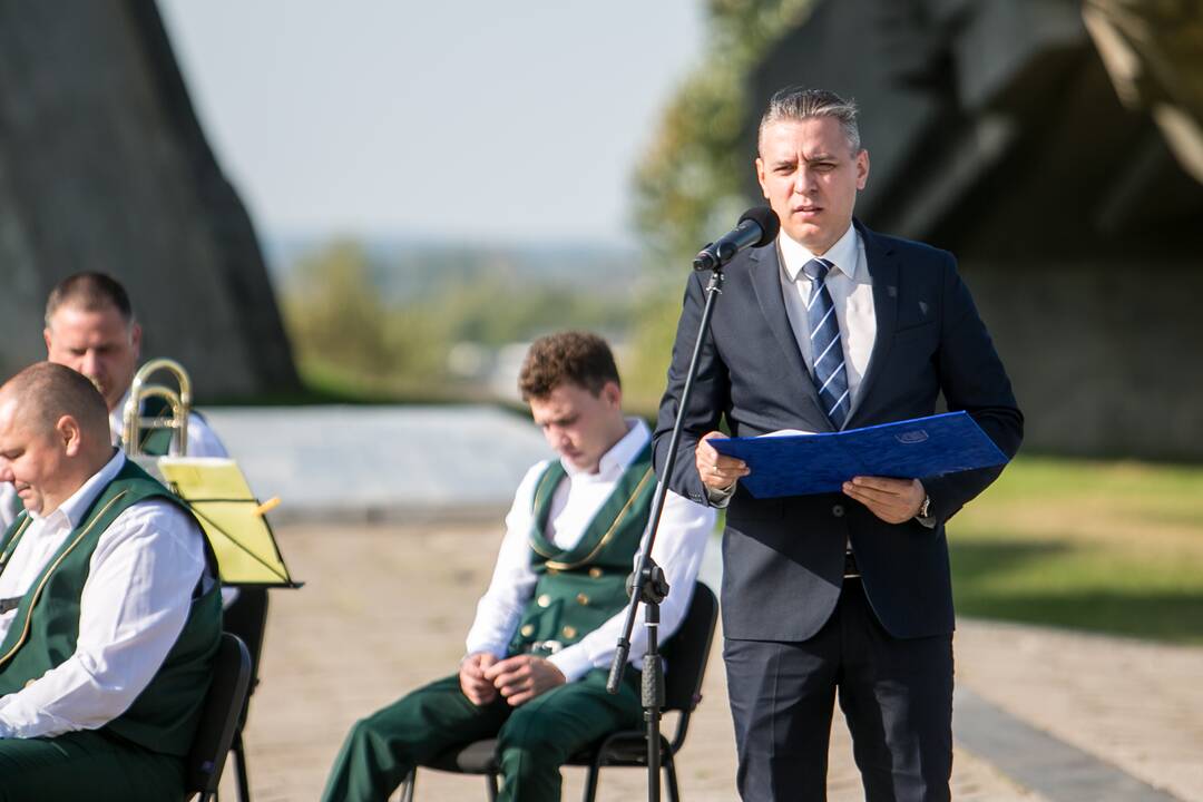 Lietuvos žydų genocido aukų dienos minėjimas IX forte