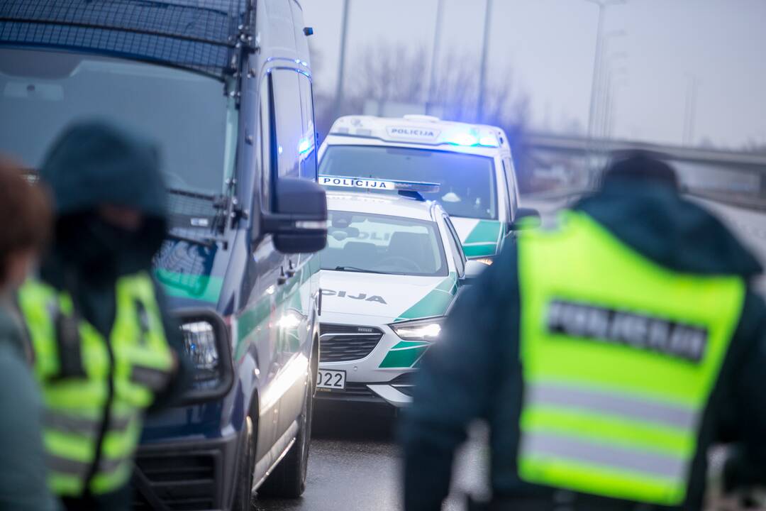 Ramus šeštadienis Kauno blokpostuose