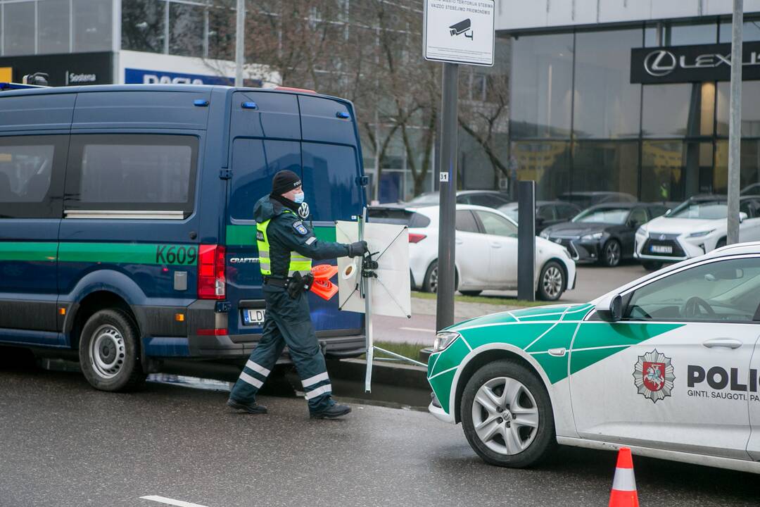 Ramus šeštadienis Kauno blokpostuose