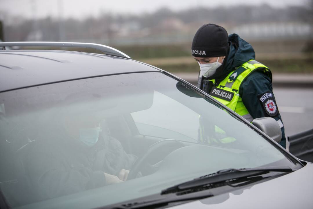 Ramus šeštadienis Kauno blokpostuose