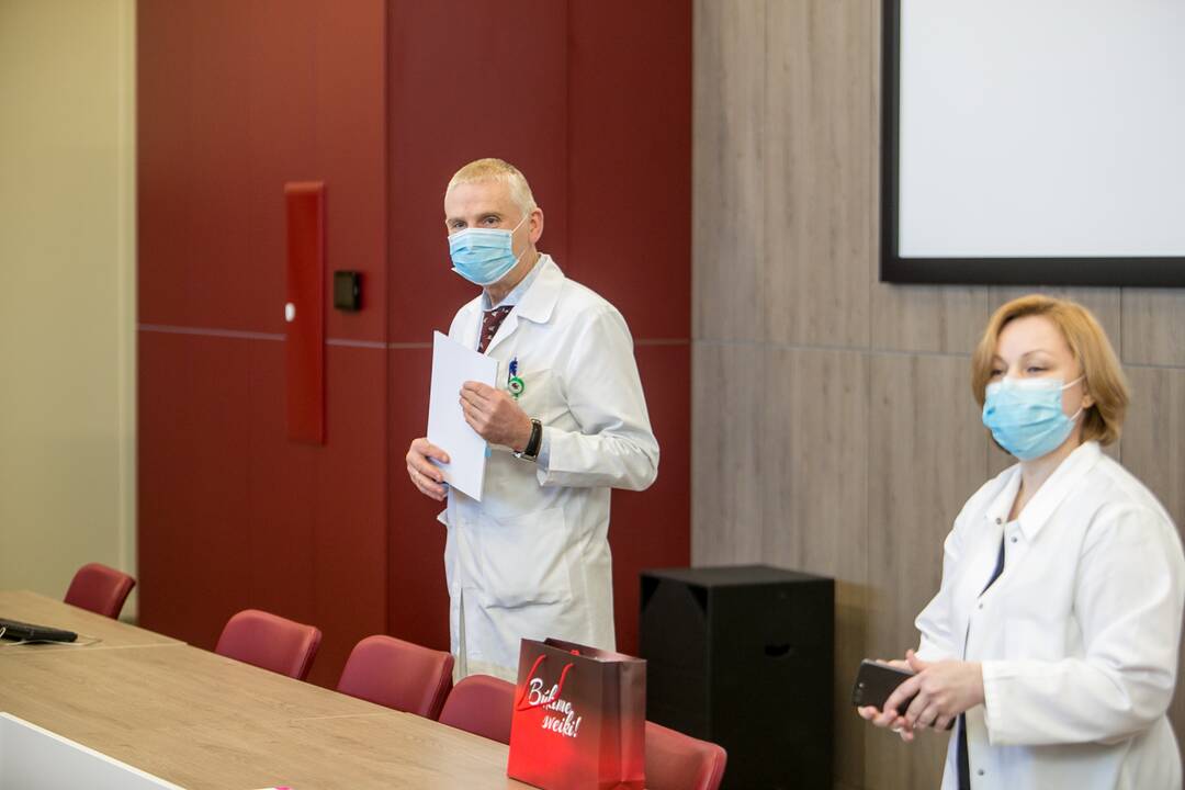 LSMU Kauno ligoninė pagerbė savanorius