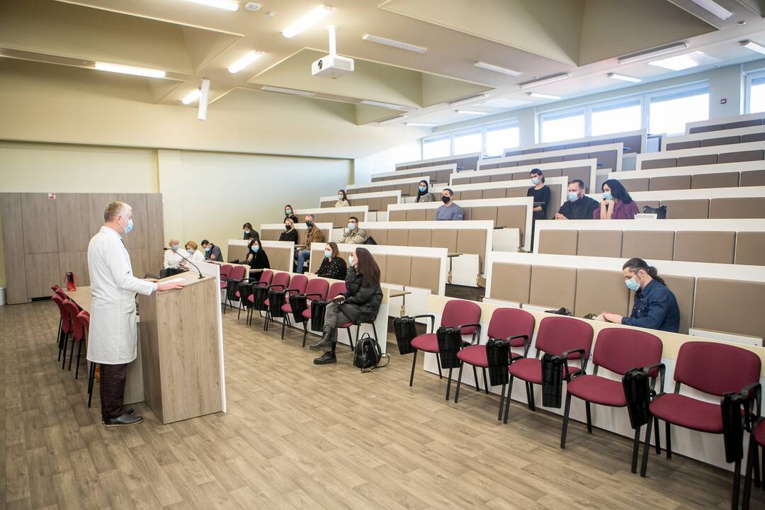 LSMU Kauno ligoninė pagerbė savanorius