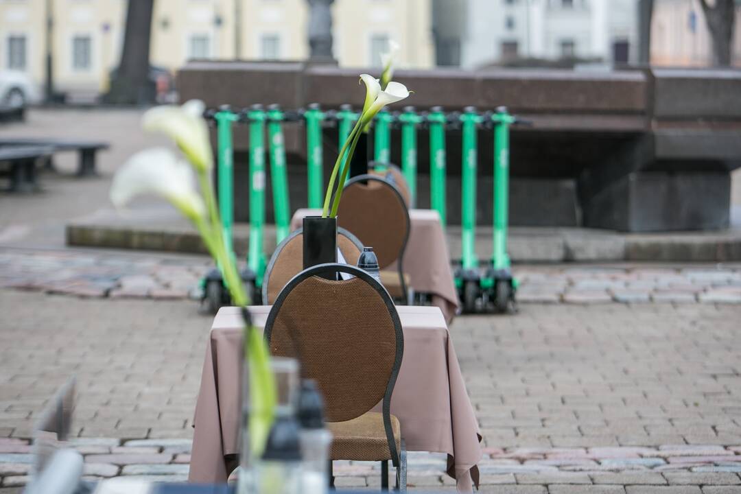 Protestas Kaune „Paskutinė verslo vakarienė“