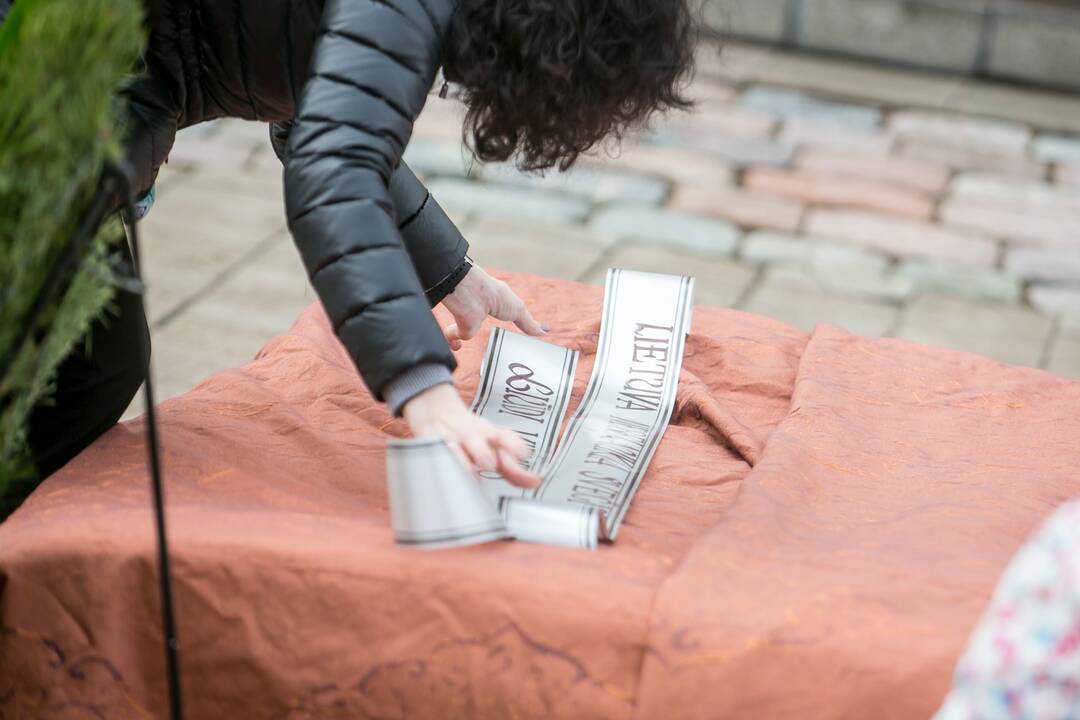 Protestas Kaune „Paskutinė verslo vakarienė“