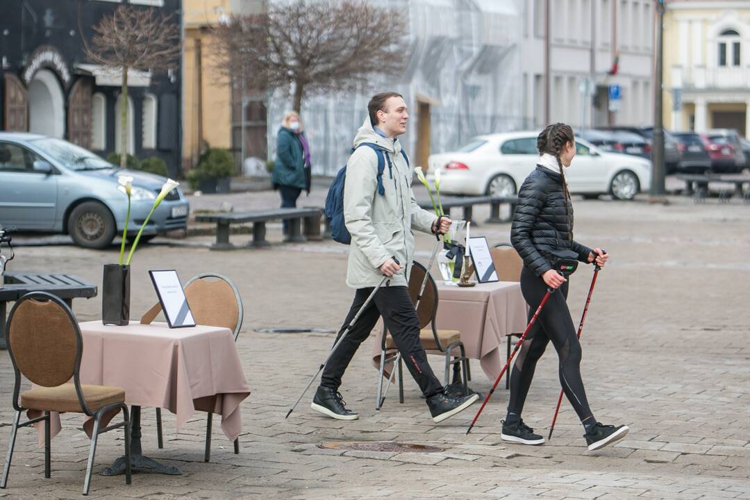 Protestas Kaune „Paskutinė verslo vakarienė“