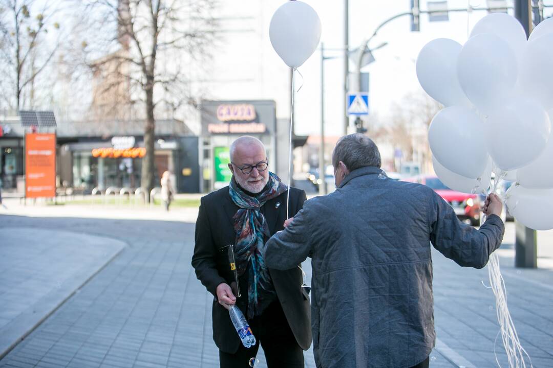 Architektai susirinko palaikyti teisiamą A. Karalių