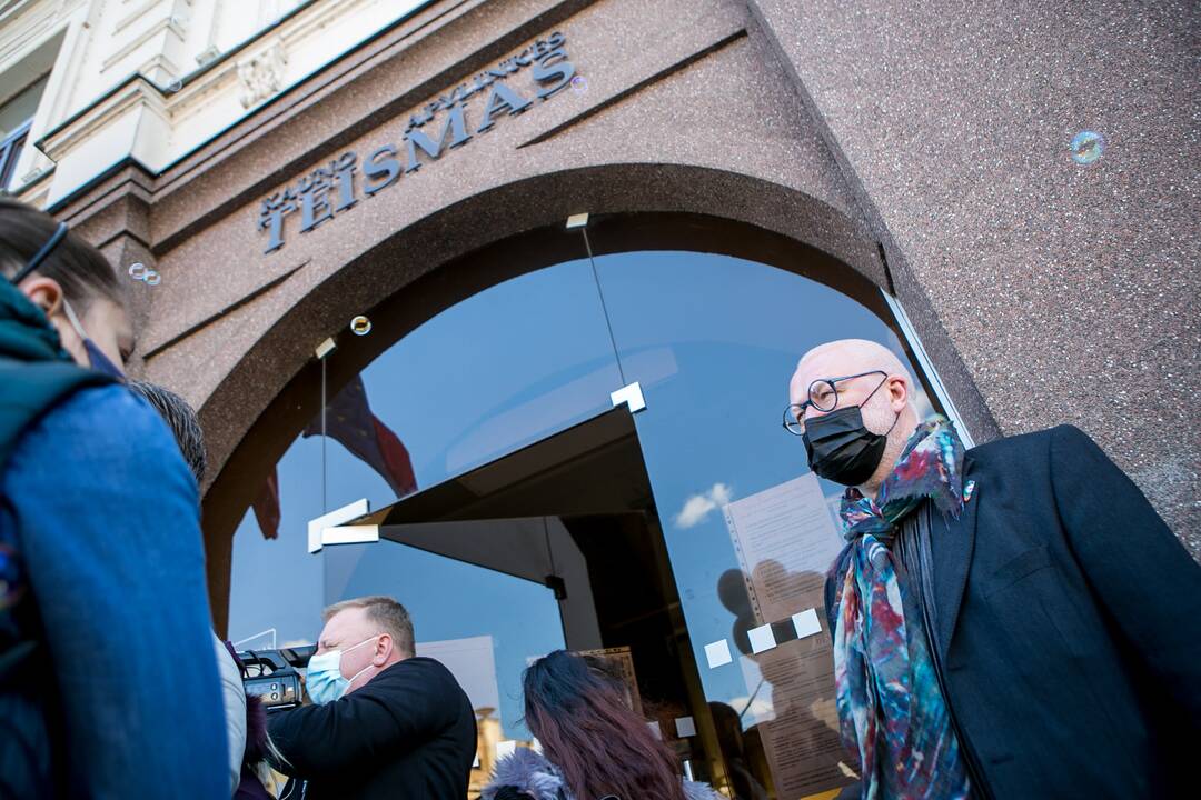 Architektai susirinko palaikyti teisiamą A. Karalių