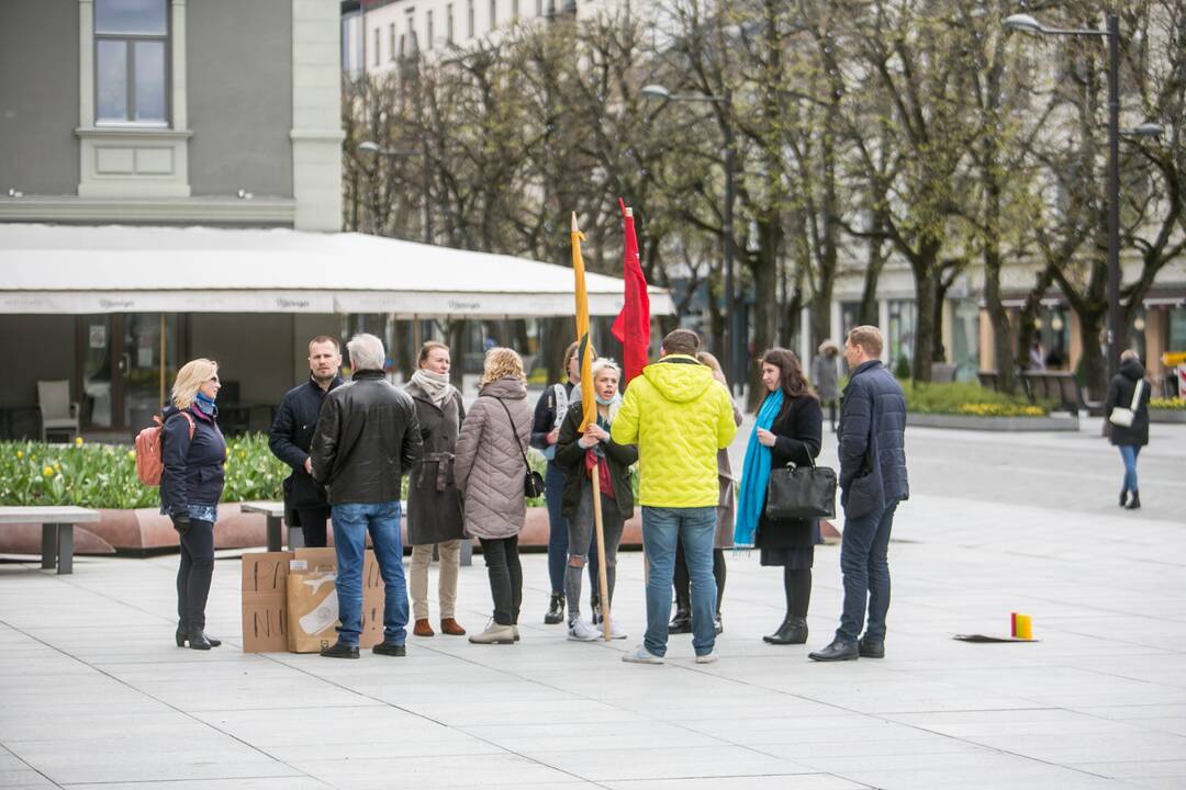 Kaune – antras tėvų protestas prieš vaikų testavimą