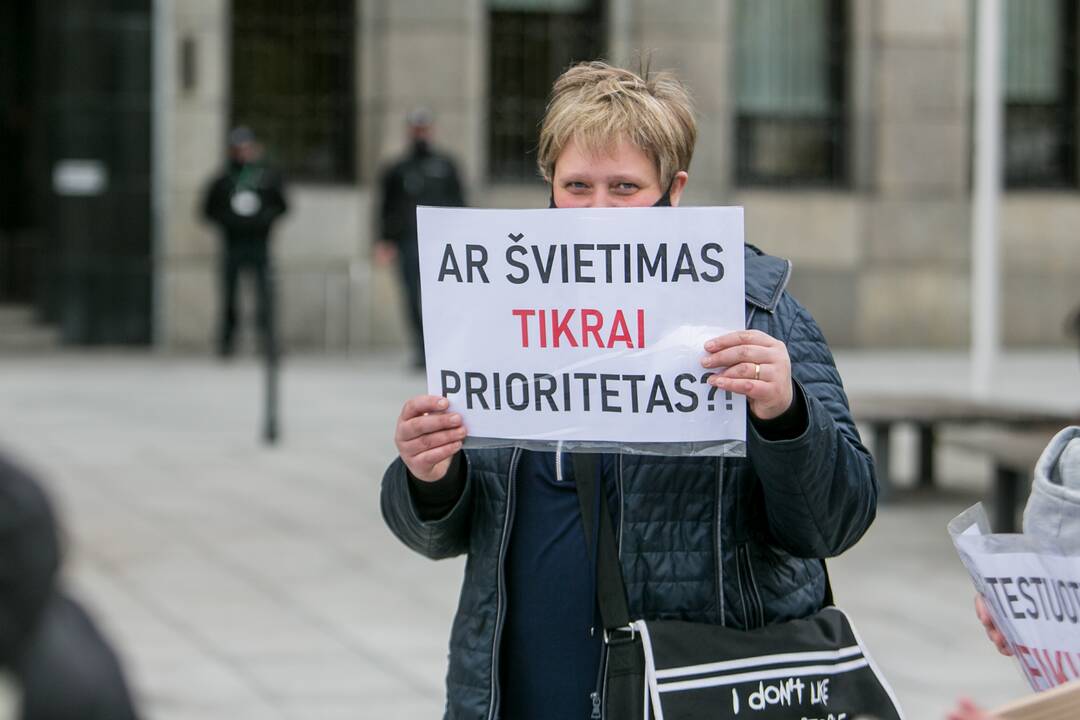 Kaune – antras tėvų protestas prieš vaikų testavimą