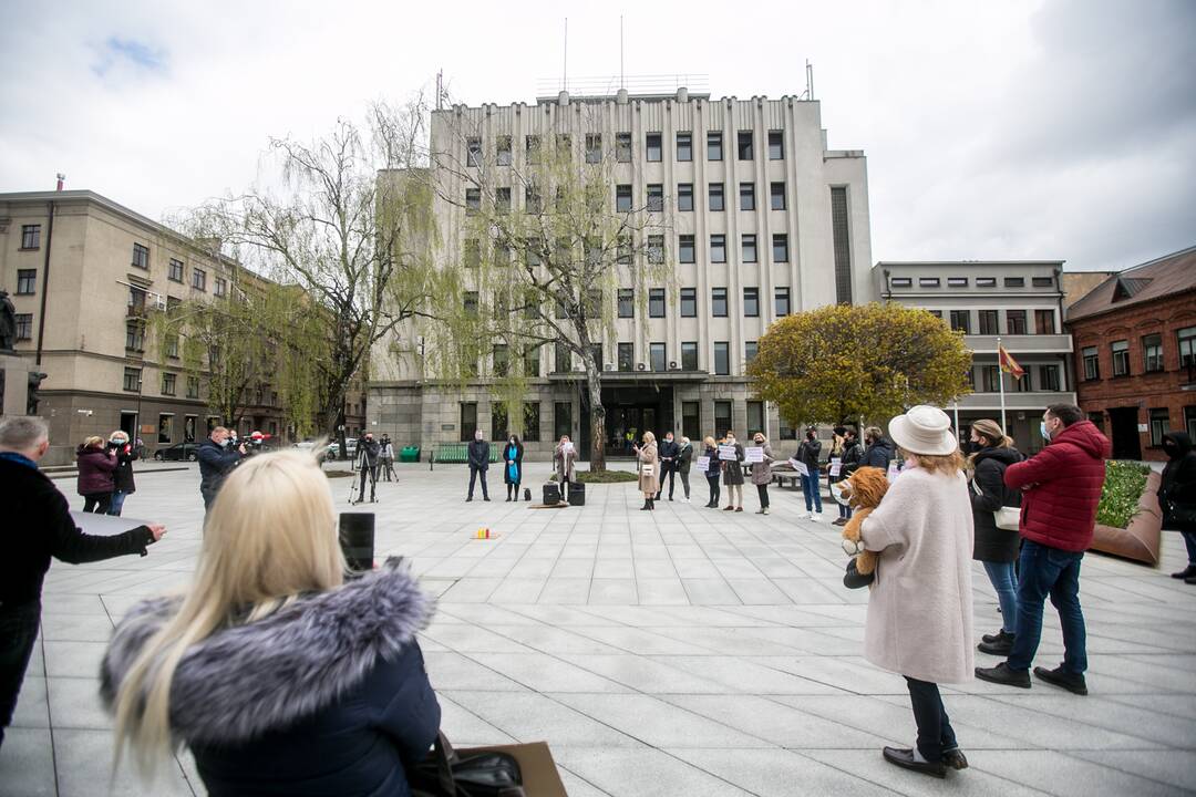 Kaune – antras tėvų protestas prieš vaikų testavimą